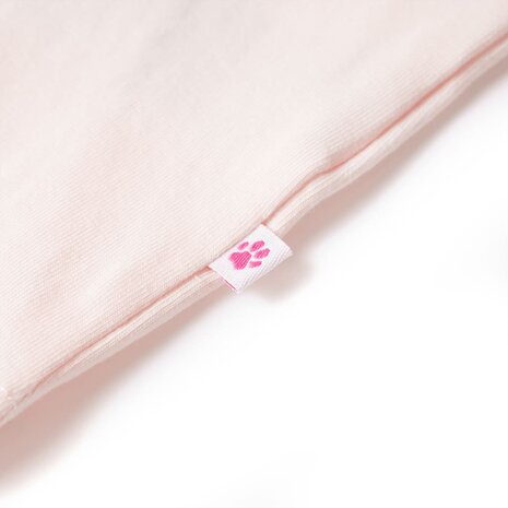 Kindershirt met ruches aan de mouwen 128 zachtroze 6