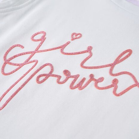 Kindershirt met ruches aan de mouwen 116 ecru 5