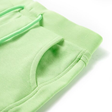 Kindershort 116 fluorescerend groen 4