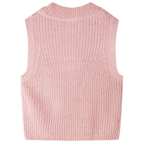 Kinderspencer gebreid 92 lichtroze 2