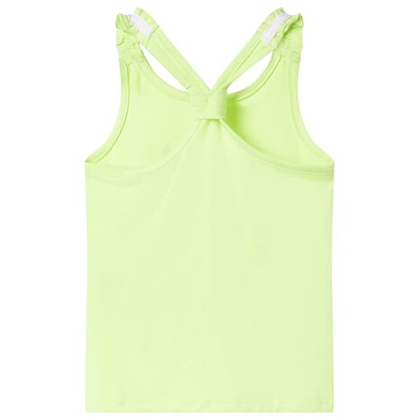 Kindertopje 104 neongeel 2