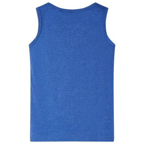 Kindertopje 116 gemêleerd blauw 2