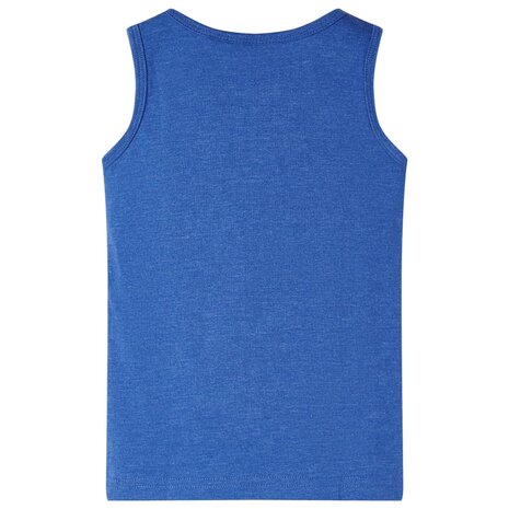 Kindertopje 128 gemêleerd blauw 2