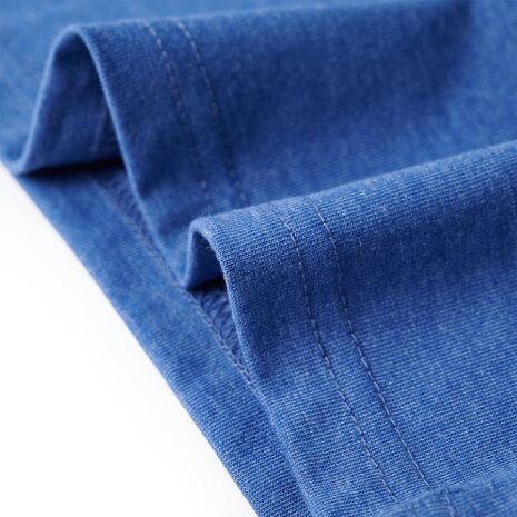 Kindertopje 128 gemêleerd blauw 6