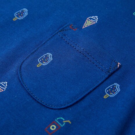 Kindertopje 92 donkerblauw 4