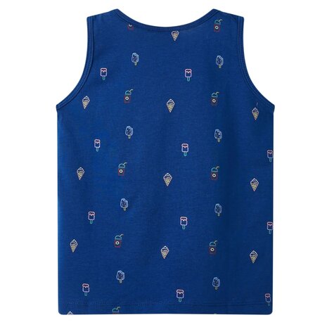 Kindertopje 116 donkerblauw 2