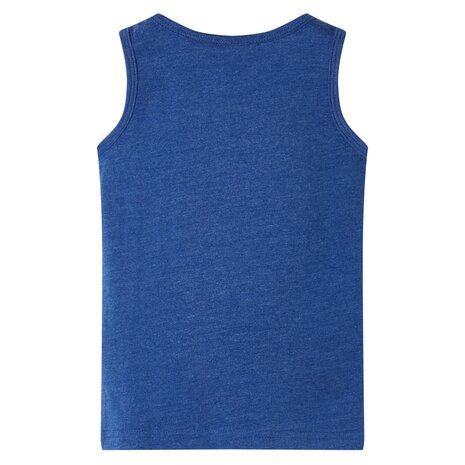 Kindertopje 92 gemêleerd donkerblauw 2