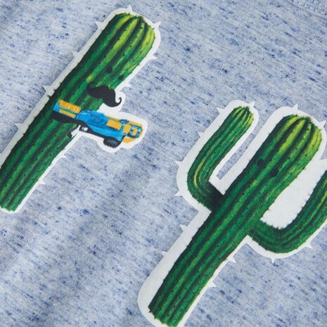 Kindertopje 140 gemêleerd blauw 4