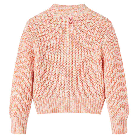 Kindervest gebreid 92 gemengd roze 2