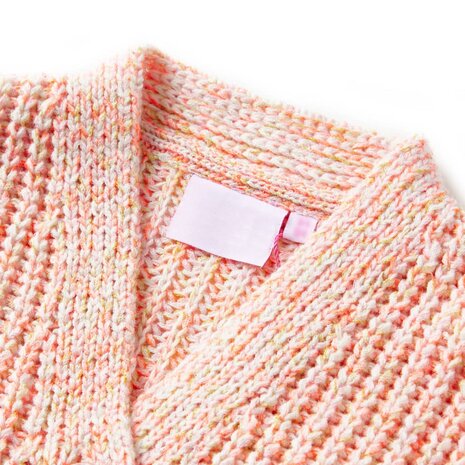 Kindervest gebreid 104 gemengd roze 3