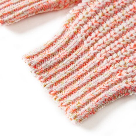Kindervest gebreid 128 gemengd roze 5