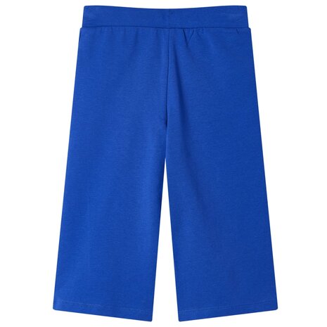 Kinderbroek met wijde pijpen 116 kobaltblauw 2