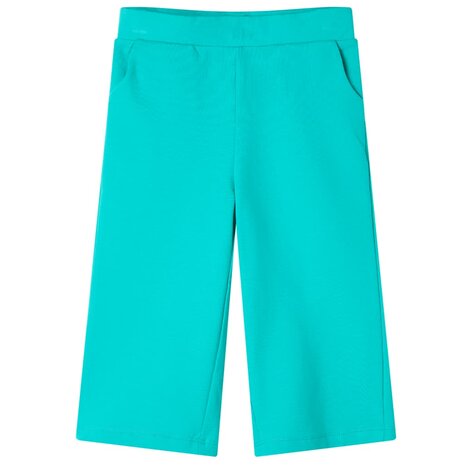 Kinderbroek met wijde pijpen 92 mintkleurig 1