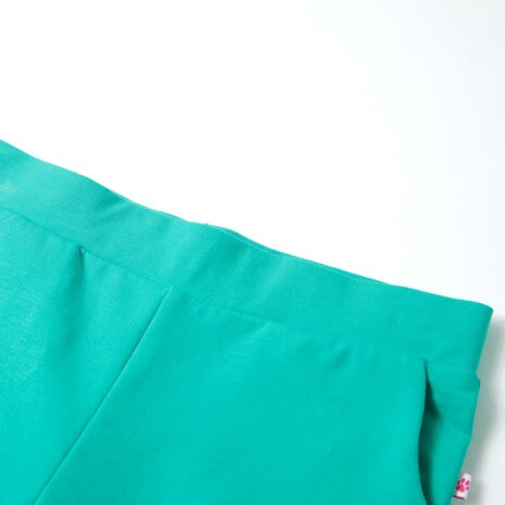 Kinderbroek met wijde pijpen 92 mintkleurig 3