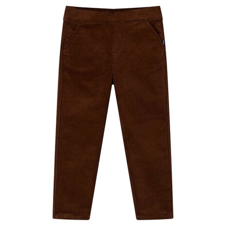 Kinderbroek 128 cognackleurig 1