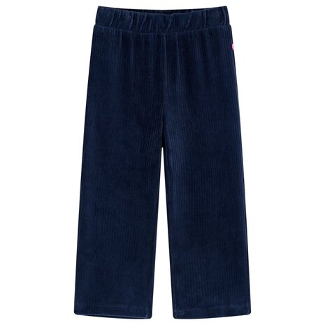 Kinderbroek 92 ribfluweel marineblauw 1