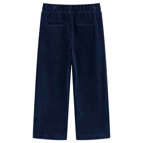 Kinderbroek 104 ribfluweel marineblauw 2