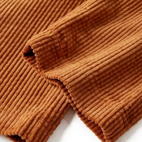 Kinderbroek 92 ribfluweel cognackleurig 6