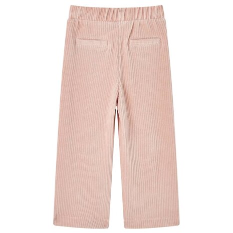 Kinderbroek 92 ribfluweel Lichtroze 2