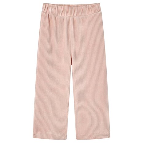 Kinderbroek 116 ribfluweel Lichtroze 1