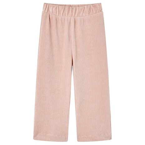 Kinderbroek 140 ribfluweel Lichtroze 1