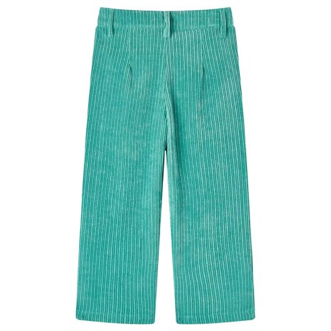 Kinderbroek 140 ribfluweel mintgroen 2
