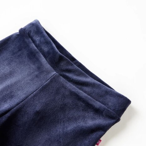 Kinderbroek fluweel 92 donkerblauw 3