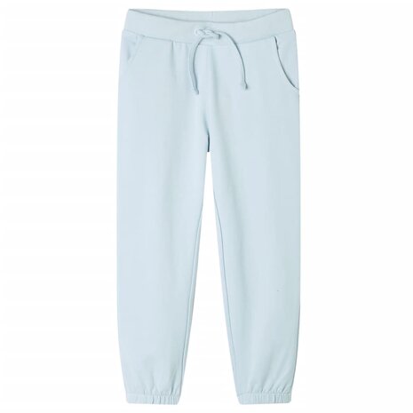 Kinderjoggingbroek 128 lichtblauw 1