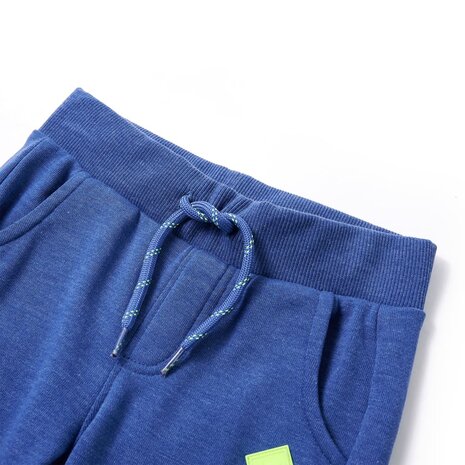 Kinderjoggingbroek 92 gemêleerd blauw 3