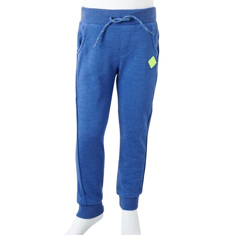 Kinderjoggingbroek 104 gemêleerd blauw 8