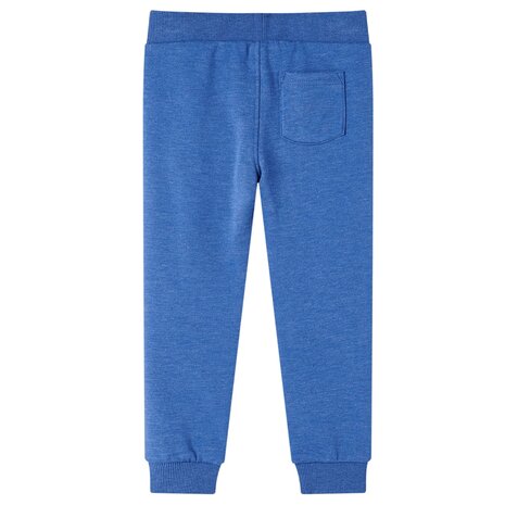 Kinderjoggingbroek 116 gemêleerd blauw 2