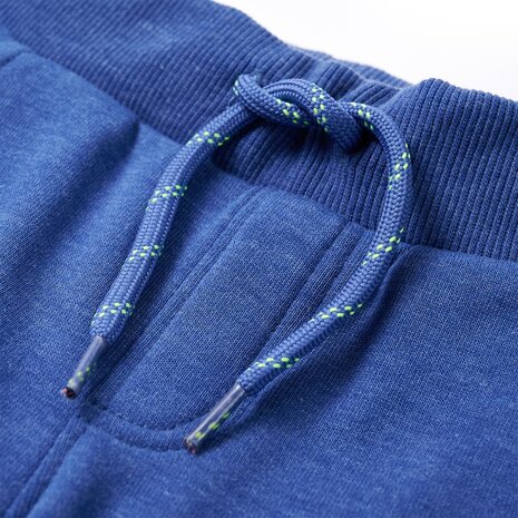 Kinderjoggingbroek 116 gemêleerd blauw 4