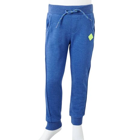 Kinderjoggingbroek 116 gemêleerd blauw 8