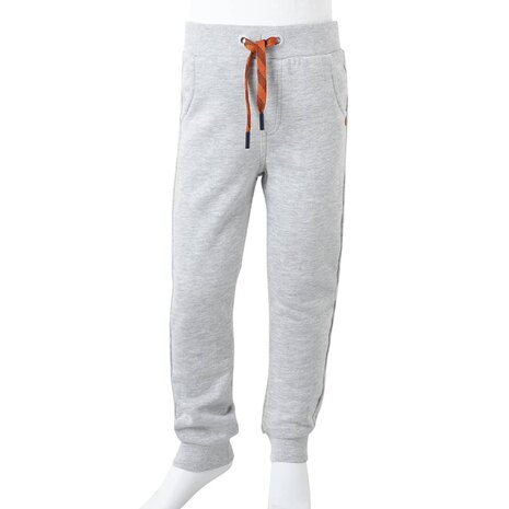 Kinderjoggingbroek 92 gemêleerd grijs 9