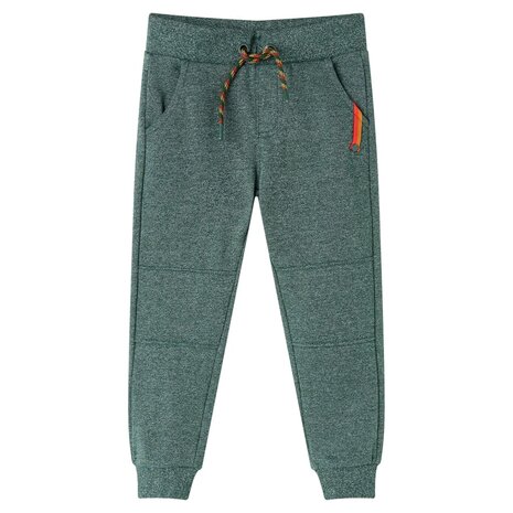 Kinderjoggingbroek 92 donkergroen 1