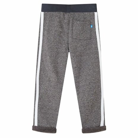 Kinderjoggingbroek 140 gemêleerd donkergrijs 2