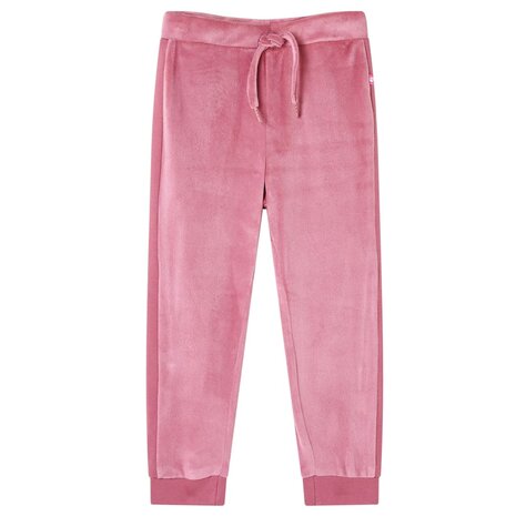 Kinderjoggingbroek 92 frambooskleurig 1