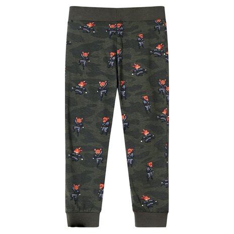 Kinderpyjama met lange mouwen 116 kakikleurig 5