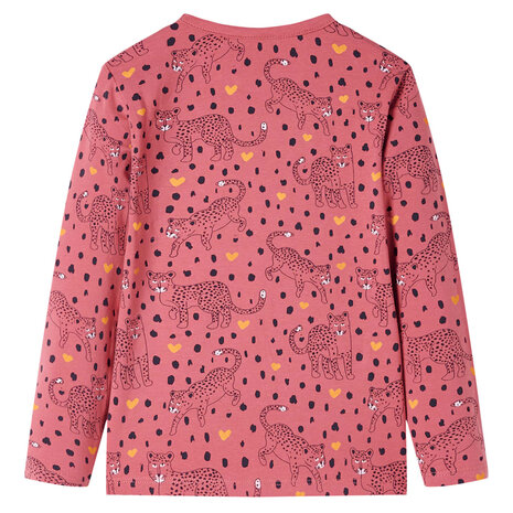 Kinderpyjama met lange mouwen 116 oudroze 3