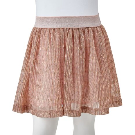 Kinderrokje met glitters 116 zachtroze 8