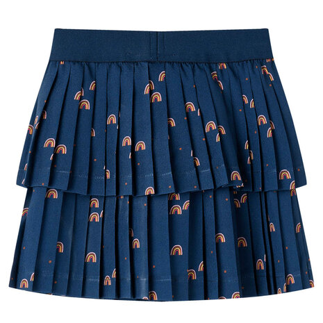 Kinderrokje 128 marineblauw 2