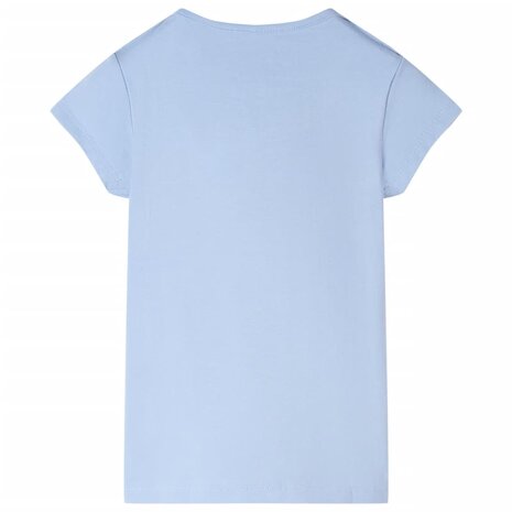 Kindershirt 104 lichtblauw 2