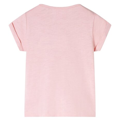 Kindershirt 92 lichtroze 2