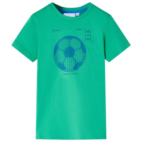 Kindershirt 92 groen 1