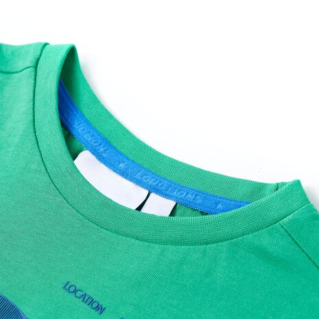 Kindershirt 92 groen 3