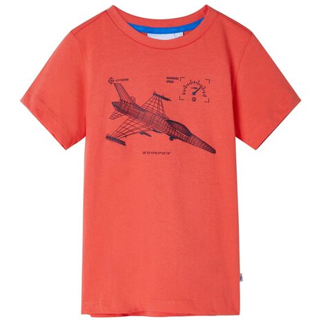 Kindershirt 92 lichtrood 1