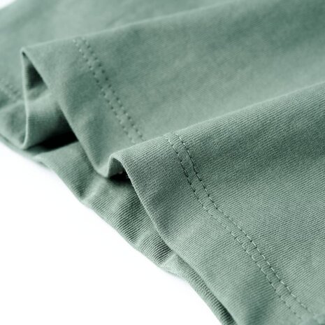 Kindershirt met korte mouwen 104 kakikleurig 6