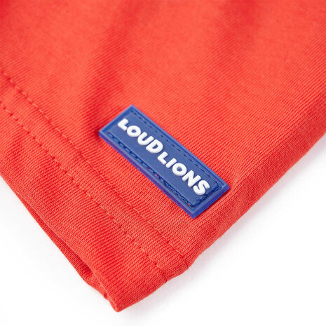 Kindershirt met korte mouwen 92 rood 5