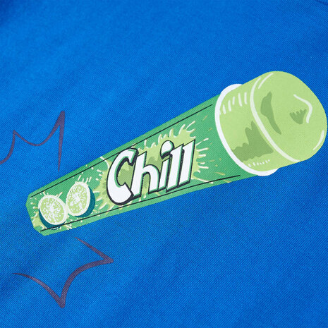 Kindershirt 92 felblauw 4