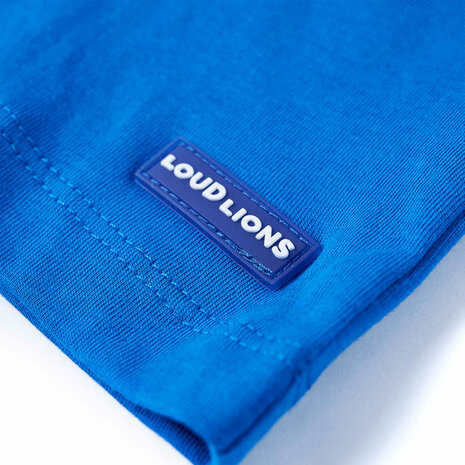 Kindershirt 140 felblauw 5